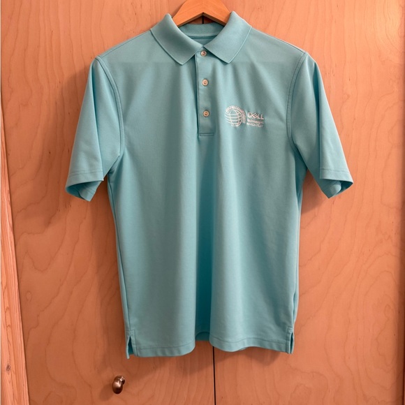 Teal Blue Greg Norman Collection Polo Shirt Size Small - Picture 1 of 8